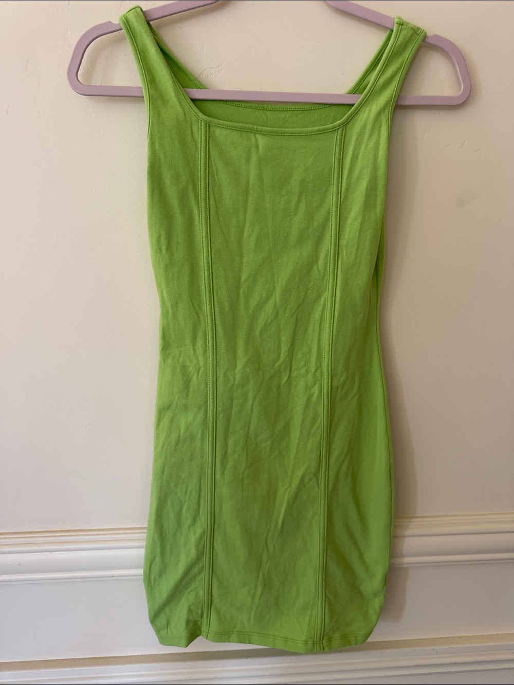 Wild Fable Lime Green Body Con Dress Size Small Summer Vacation